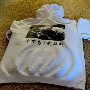 WHITE SSSNIPERWOLF HOODIE WOLFPACK